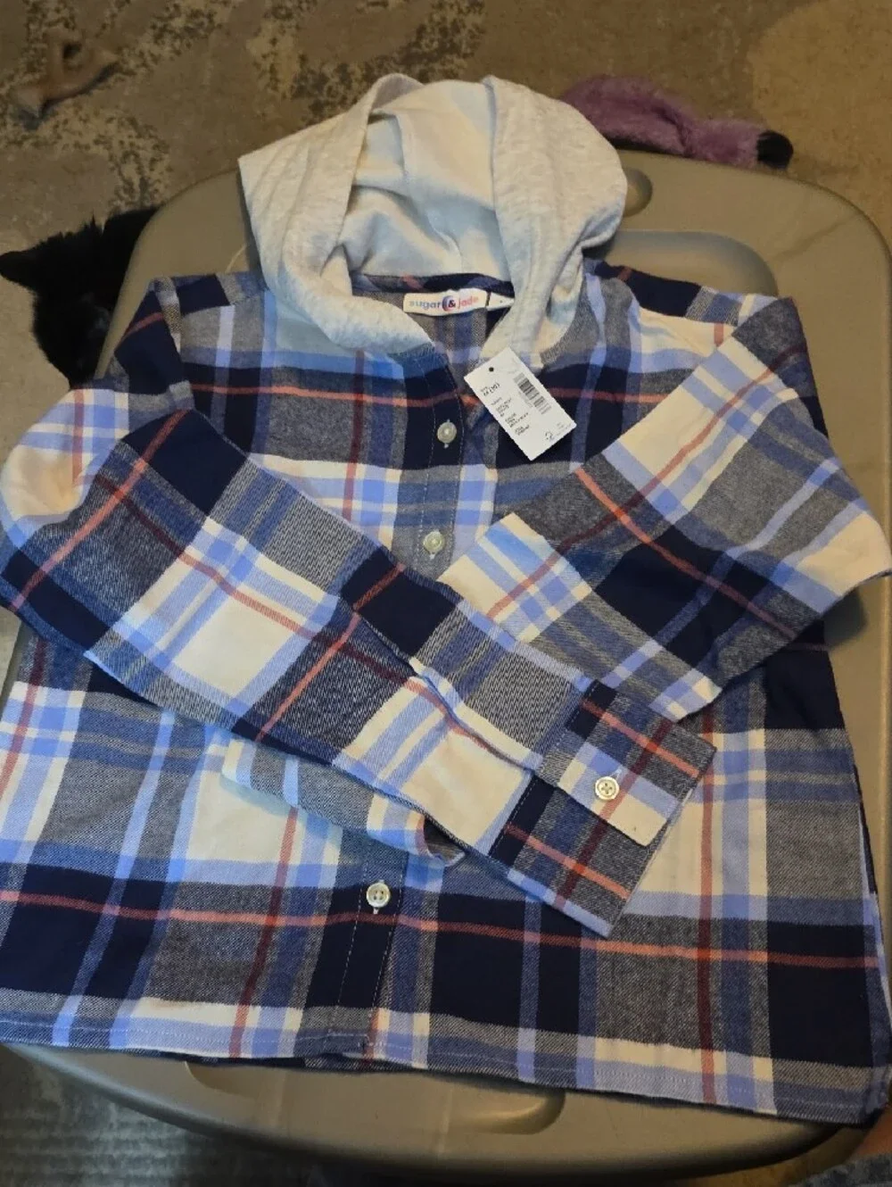 Sugar & Jade casual plaid